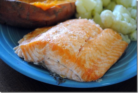 broiled salmon