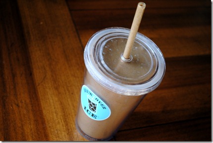 chocolate and peanut butter smoothie