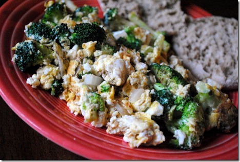 eggs onion broccoli