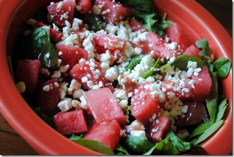 feta watermelon salad