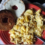 hummus scrambled eggs