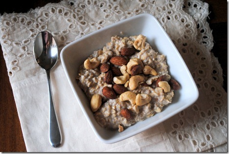 overnight oats with nuts
