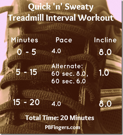 treadmill interval workout