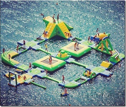 water float island