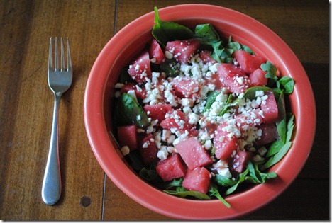 watermelon feta salad