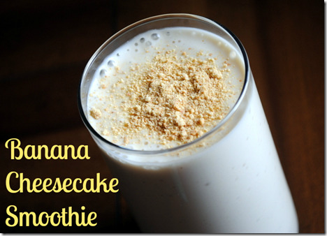 banana cheesecake smoothie