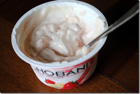 chobani strawberry banana