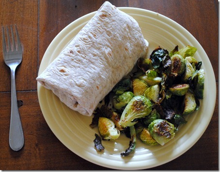 mackerel salad wrap