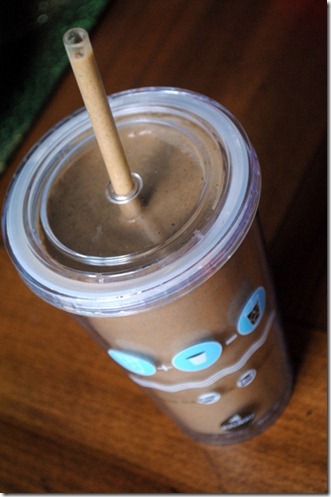 mocha protein smoothie
