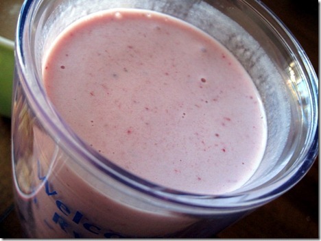 strawberry banana smoothie