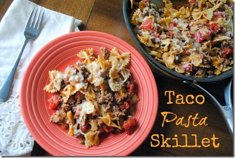 Taco Pasta Skillet