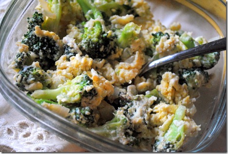 eggs broccoli onion