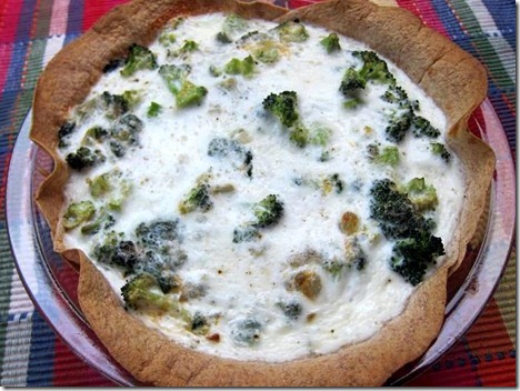 healthy egg white quiche