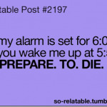 horrible alarm