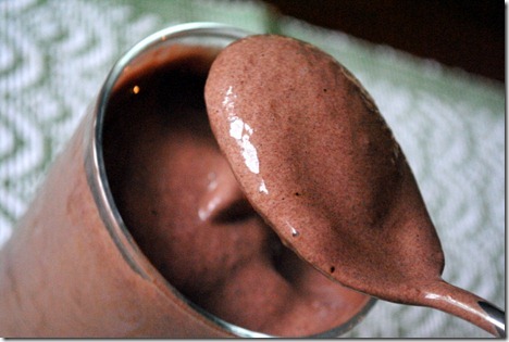 mocha chocolate protein smoothie 027