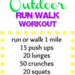 outdoor run walk workout