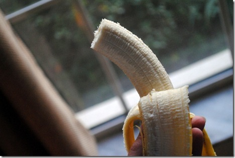 peeled bananas