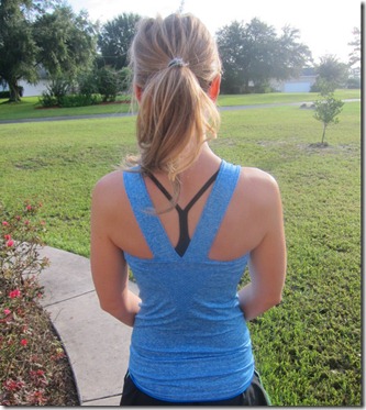 reebok blue long tank