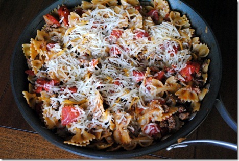 taco pasta skillet