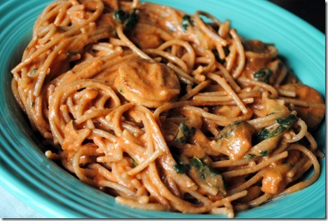 two ingredient creamy pasta sauce