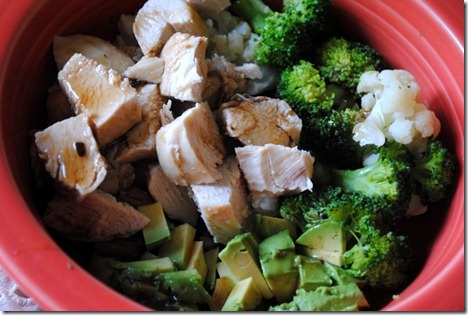 chicken and vegetables