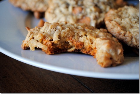 coconut walnut oatmeal cookies