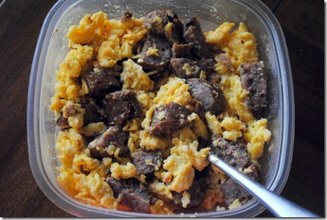 eggs sausage