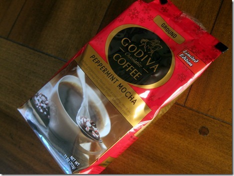 godiva peppermint mocha coffee