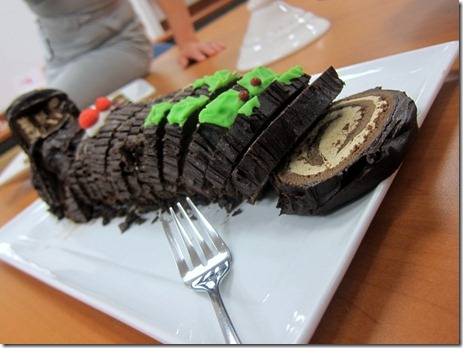 harry and david mocha log