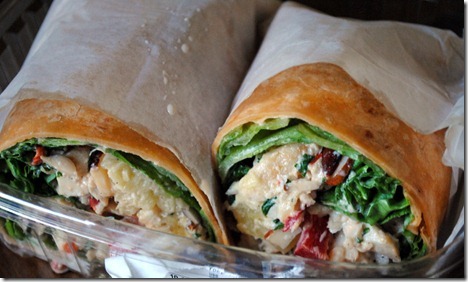 hawaiian chicken salad wrap