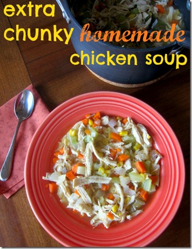 homemade chicken soup