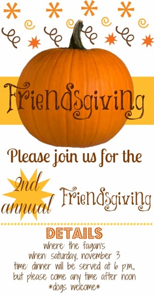invitation friendsgiving