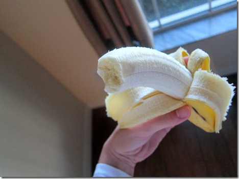 peeled banana