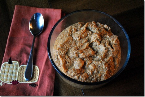 pumpkin oatmeal