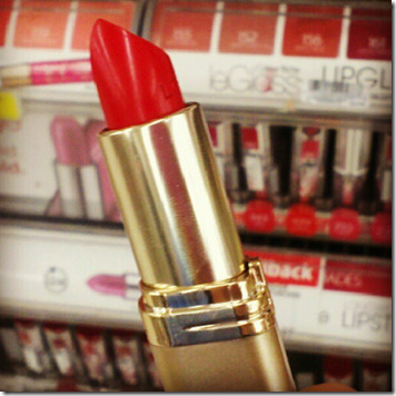 red lipstick