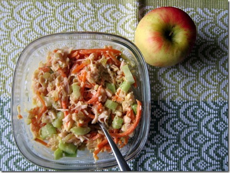 Chicken Salad and Honeycrisp Apple