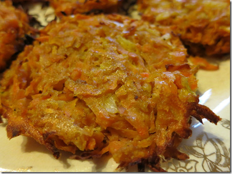 Gingered Sweet Potato Pancakes