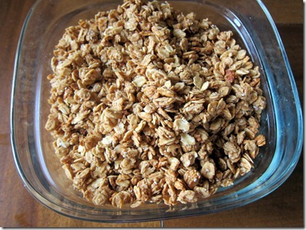almond butter granola