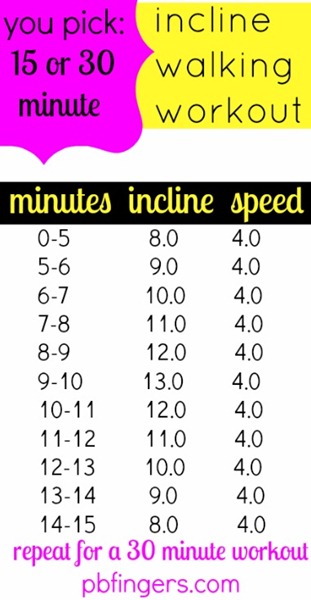 incline walking workout
