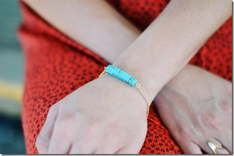 THREADS turquoise bracelet