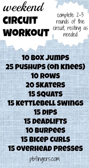 Weekend Circuit Workout