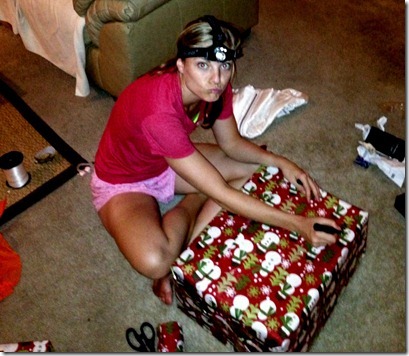 headlamp wrapping presents