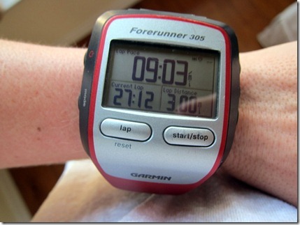 3 mile run time