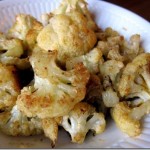 Ginger Curry Roasted Cauliflower
