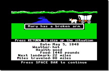 Oregon Trail Game