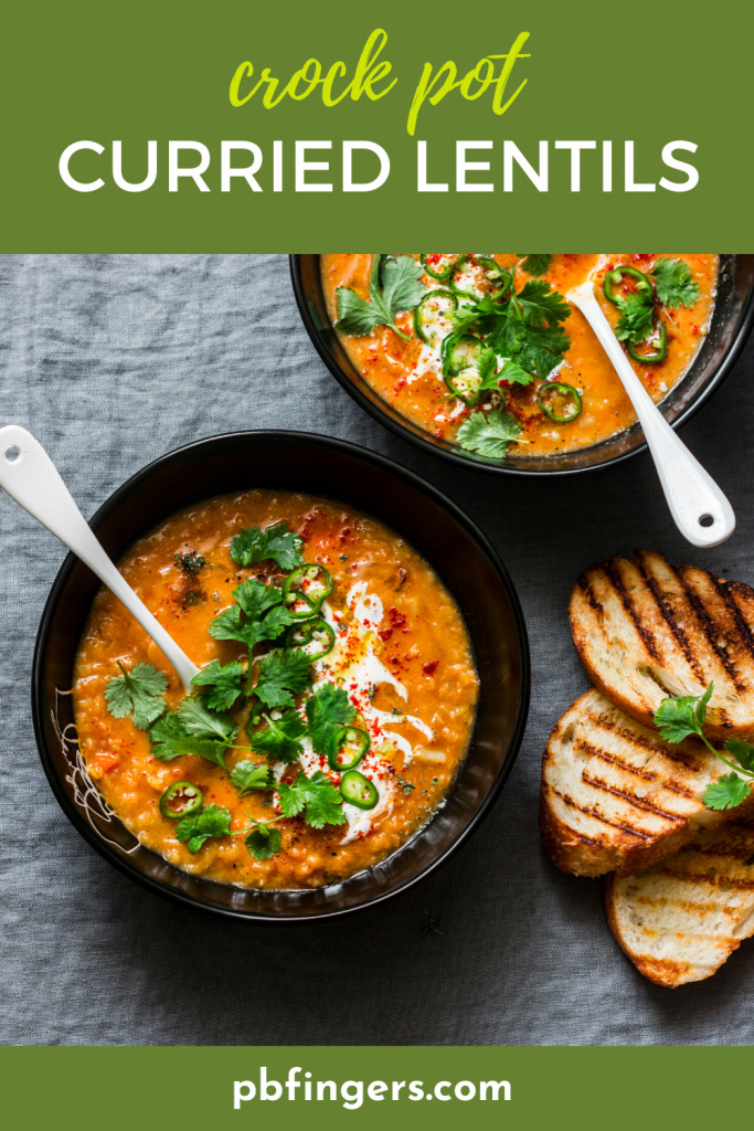 Crock Pot Curried Lentils