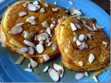 Pumpkin pancakes