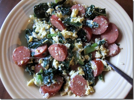 eggs and chicken sausage 017