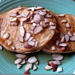 pancakes with almond butter pancakes with almond butter
