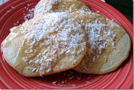 pancakes with coconut